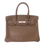 ショッピングバーキン HERMES エルメス バーキン 30 エトゥープ T刻印(2015年頃) レディース トリヨンクレマンス ハンドバッグ ABランク 中古 銀蔵