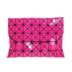 新品バオバオ・BAOBAO ISSEY MIYAKE ショルダーバッグROCK-3エナメル加工×メッシュ ピンク7×5◇　 xmas