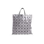 新品バオバオ・BAOBAO ISSEY MIYAKE トートバッグ エナメル加工×メッシュ 白8×8◇　 xmas