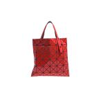 新品バオバオ・BAOBAO ISSEY MIYAKE LUCENT-1 トートバッグ 6×6 赤エナメル加工×メッシュ 6月限定◇　 xmas