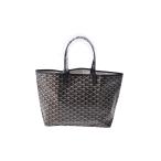 新品ゴヤール GOYARD サン ルイPM 黒 PVC ポーチ付き xmas