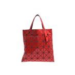 バオバオ ISSEY MIYAKE BAOBAO LUCENT-1 トートバッグ エナメル加工×メッシュ 6×6 レッド 新品　 xmas