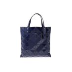 バオバオ BAOBAO ISSEY MIYAKE トートバッグ LUCENT-2 6×6 ネイビー エナメル加工 新品　 xmas