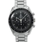 中古 オメガ OMEGA スピードマスター アンティーク キャタピラブレス ST145.0022 ブラック メンズ 腕時計