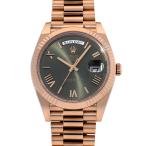中古 ロレックス ROLEX デイデイト 40 228235 ランダムシリアル オリーブグリーン/エバーローズゴールド メンズ 腕時計