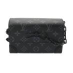  б/у Louis Vuitton LOUIS VUITTON монограмма Eclipse s чай ma- переносной бумажник черный M81783 монограмма парусина мужской shoru