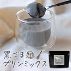 黒ごまプリン の素 糖質制限 手作り 黒ごま プリン ミックス 粉末 120g (約24個分) ロカボ 低糖質 寒天 パウダー