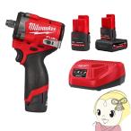ミルウォーキー M12 FUEL 1/2インチ542Nmインパクトレンチ M12 充電器＋5.0AH＆2.5AH バッテリーセット M12 FIW2F12-5252X JP