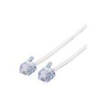 ELECOM тонкий mojula кабель белый MJ-10WH