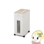 オフィスシュレッダー アイリスオーヤマ 静音 クロスカット 10枚同時細断 約17L ホワイト OS-A17C-W/srm