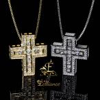 Eclliance エクリアンス S925 18k Cross Necklace ジルコニア クロス ネックレス メンズ レディース ブランド