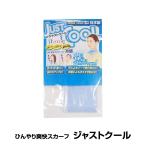 ネッククーラー 熱中症対策グッズ 首 保冷剤 ひんやり爽快スカーフ ジャストクール 冷感 冷却