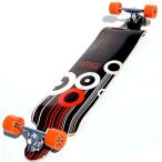 Atom Drop Deck Longboard Orange 41 Inch by Atom