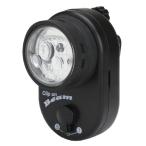 旭電機化成 スマイルキッズ 自転車ライト 3LED 前かご用 クリップライト ブラック AKU-4304