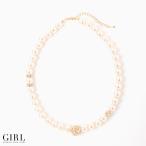 Yahoo! Yahoo!ショッピング(ヤフー ショッピング)ネックレス アクセサリー アクセ 結婚式 パーティー 二次会 謝恩会 食事会 カジュアル フェイクパール　ラインストーン ミラーボール チョーカー風 レディース