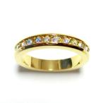 Yahoo! Yahoo!ショッピング(ヤフー ショッピング)2号 フルエタニティ スワロフスキークリスタル オーロラクリア ゴールド リング 指輪 ユニセックス 男女兼用 レディース メンズ