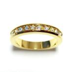 Yahoo! Yahoo!ショッピング(ヤフー ショッピング)21号 フルエタニティ スワロフスキークリスタル オーロラクリア ゴールド リング 指輪 ユニセックス 男女兼用 レディース メンズ