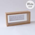 フレーム ディスプレイ 木製 おしゃれ 壁掛け Horn Please ホーン プリーズ OAK WOOD ディスプレイボックス ワイド