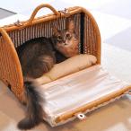 ペットベッド キャリーバッグ クッション ショルダー 小型犬 ネコ ラタン キャリーマイン