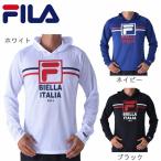フィットネスウェア Tシャツ パーカー メンズ フィラ FILA 416-314 吸水速乾 UV加工 トレーニングウェア スポーツウェア トップス スポーツ