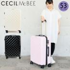 スーツケース Mサイズ CECIL McBEE セシルマクビー キルト キャリーケース 53L 3〜5泊 CM12-4-00026 トラベルケース