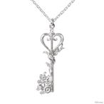 ショッピングキングダム 「キングダム ハーツ」 グッズ ネックレス アクセサリー キーブレード -デスティニープレイス- / ネックレス シルバー 男女兼用 ユニセックス プレゼント ギフト