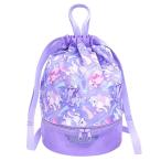 ボンサック 2WAY ユニコーン（パープル） 高波クリエイト 2層式 プールバッグ キッズ 子供 女の子