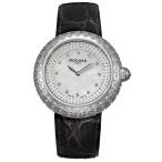 ロシャス レディース腕時計 ROCHAS MACARON01 ホワイト / シルバー/ ブラック マカロン キラキラ時計 白蝶貝 フランスのラグジュアリーブランド