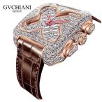 ブチアーニ フルダイヤモンド トゥールビヨン GVCHIANI BIG SQUARE ROSE GOLD FULL DIAMOND TOURBILLON 18Kローズゴールド 25カラット 日本総代理店