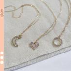 Yahoo! Yahoo!ショッピング(ヤフー ショッピング)爆買 月 ハート サークル ゴールド ネックレス レディース 大人 かっこいい アクセサリー カジュアル おしゃれ 女性 春 夏 韓国  プチプラ 人気 キレイめ 大人