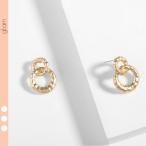 Yahoo! Yahoo!ショッピング(ヤフー ショッピング)つちめ加工 2連 ゴールド ピアス レディース でこぼこ デコボコ 凸凹 槌目 おしゃれ 大人 揺れる 女性 ベーシック シンプル 二次会 パーティ 結婚式 シルバー925