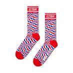 Happy Socks ハッピーソックスHappy Socks × Elton John エルトン ジョン エルトンジョン ストライプ クルー丈 ソックス 靴下 メンズ レディース 14240009