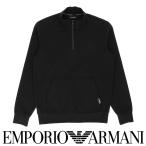 EMPORIO ARMANI エンポリオ アルマーニ STRECH PIQUET TERRY HALFZIP SWEATSHIRT ストレッチ ピケ テリー スウェット メンズ 男性 54095748