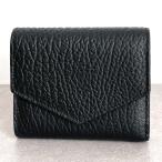Maison Margiela 11 メゾンマルジェラ 三つ折りミニ財布 S56UI0136 P0399 T8013/BLACK ミニウォレット コンパクト財布 メンズ/レディース/ユニセックス