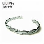 ビビファイ VIVIFY  バングル ブレス　シルバーTwist &amp; Press Bangle(Silver x Silver) 受注生産