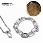ビビファイ VIVIFY ブレスレット シルバー チェーンブレス Some ways Heavy Chain Blacelet
