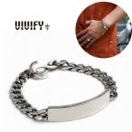 ビビファイ VIVIFY ブレスレット キヘイチェーン シルバー Back Hallmarks ID Bracelet/Plain