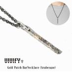 ビビファイ VIVIFY ネックレス シルバー Gold Patch Bar Necklace（Arabesque）