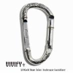 ビビファイ VIVIFY シルバー カラビナ k18Gold Rope Inlay Arabesque karabiner