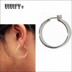 ビビファイ VIVIFY フープ ピアス シルバーK18goldpost Hoop Pierce（XL）