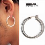 Yahoo! Yahoo!ショッピング(ヤフー ショッピング)ビビファイ VIVIFY フープ ピアス シルバーK18goldpost Hoop Pierce（XL）3mm body