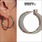 ビビファイ VIVIFY フープ ピアス シルバーK18goldpost Arabesupue Hoop Pierce（XL）3mm body