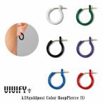 ビビファイ VIVIFY ピアス シルバー K18goldpost Color Hoop Pierce(S)