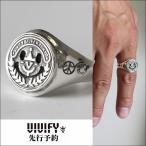 ビビファイ VIVIFY リング 指輪 カレッジリングHallmarks Coin Seal Ring / Smiley 受注生産