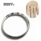 VIVIFY ビビファイ リング 指輪 シルバー Half Hammered Hallmarks Ring