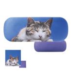 . 10 гроза . futoshi скол кошка очки кейс & такой же рисунок очки ..kiji тигр кошка твердый модель 