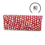  цветочный принт японский стиль semi твердый очки кейс легкий compact красный дверь Company 