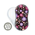  увеличительное стекло LED swing лупа карман лупа цветочный принт 