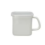 野田琺瑯ホワイトシリーズ持ち手付ス...