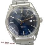 OMEGA オメガ シーマスター アクアテラ 2517.80 中古 メンズ腕時計 クオーツ ネイビー ...
